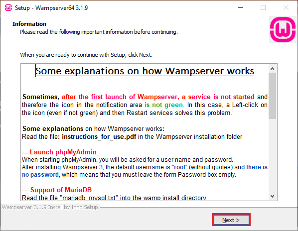 Read how WAMP server works