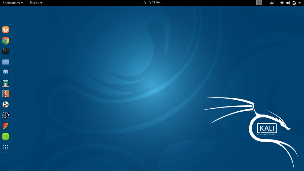 Kali Linux Desktop