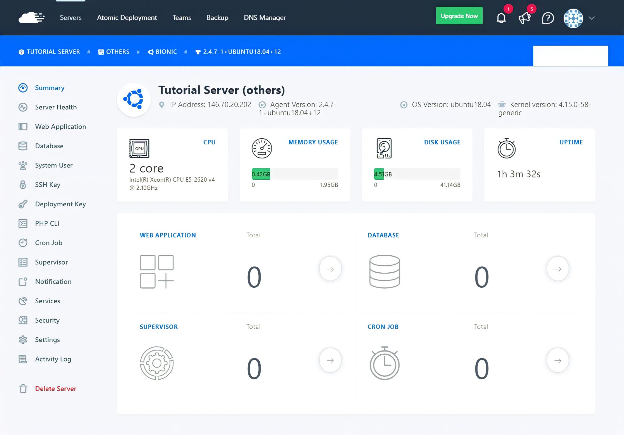 10 RunCloud Server Environment 1 scaled