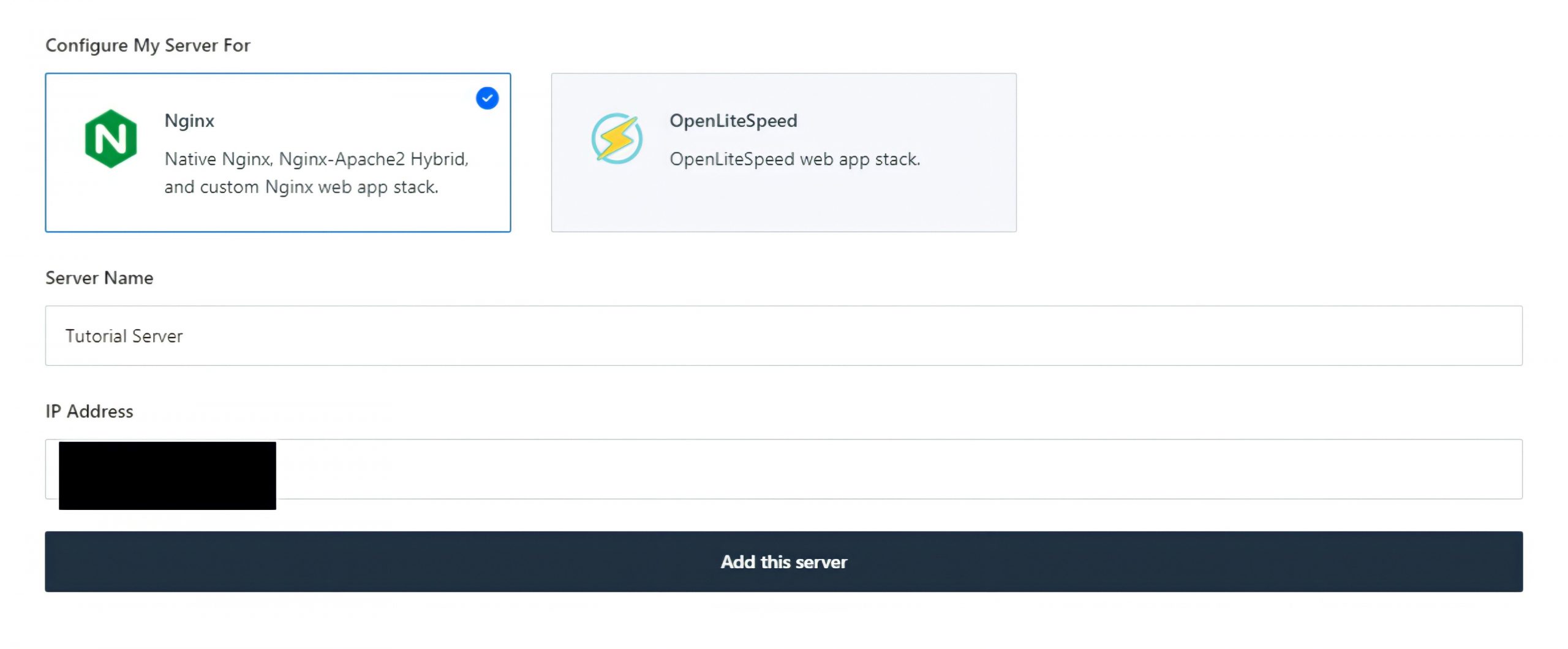 5 RunCloud Select WebServer 1 scaled