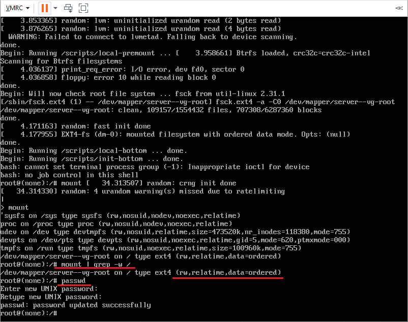 change password in ubuntu18 and ubuntu 20