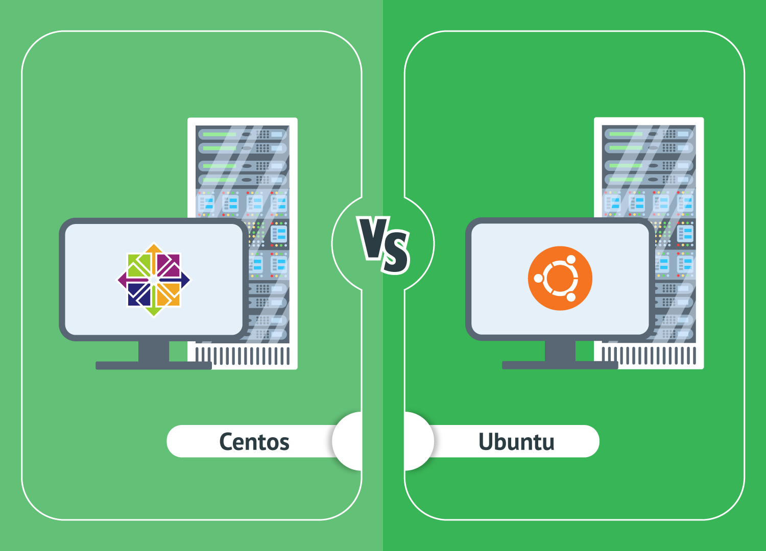 Отличие centos от ubuntu