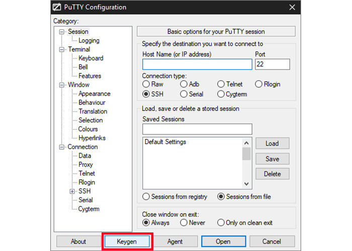 connect linux server using ssh key and PuTTYTray