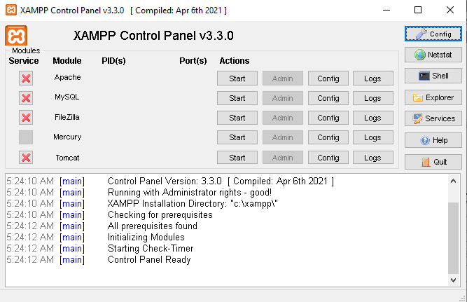 filezilla server setup 2022