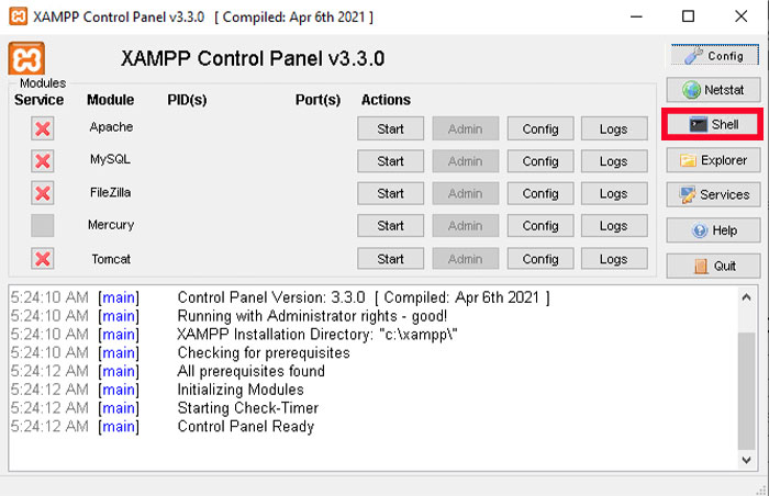 Install and Configure Xampp on Windows Server