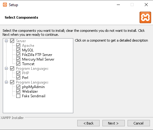 Install and Configure Xampp on Windows Server