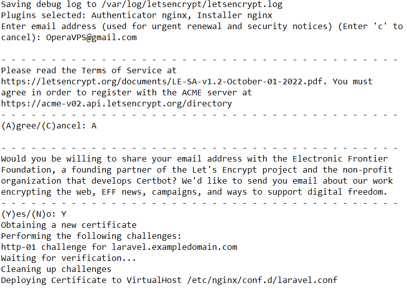 Enable SSL on Laravel Website