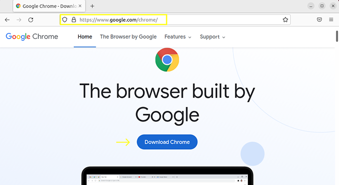 Downloading Google Chrome directly from Google Chrome website on Linux