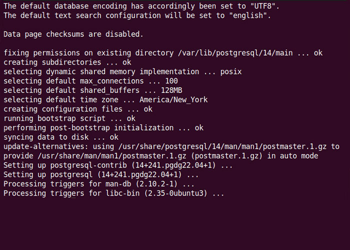  Install PostgreSQL on Ubuntu