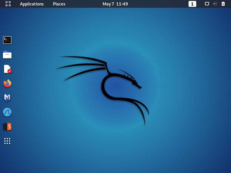 Kali Linux Desktop