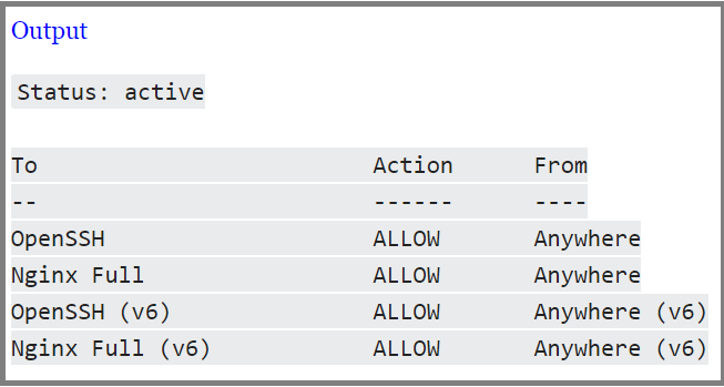 Allow HTTPS Through the Firewall on Debian