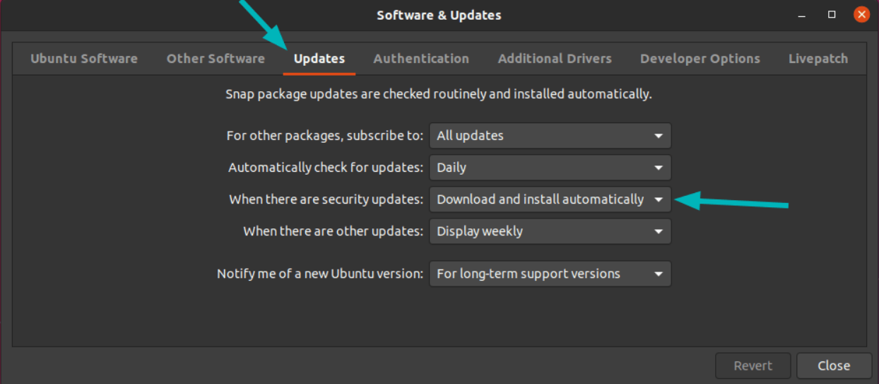 Auto install security updates on Ubuntu