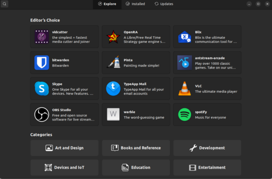 install desired applications on Ubuntu