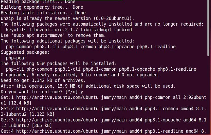 Installing PHP Composer packages on ubuntu