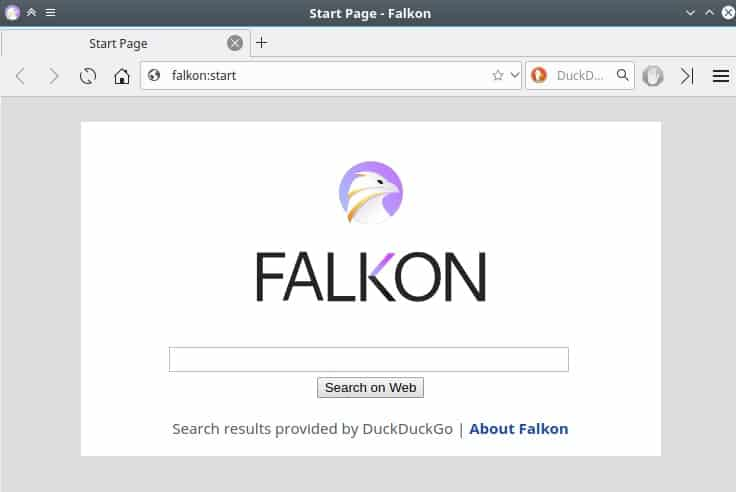 Falkon Web Browser