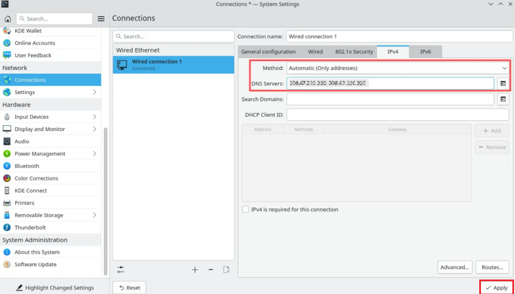 Change DNS Server Settings in Linux [via command line & GUI]