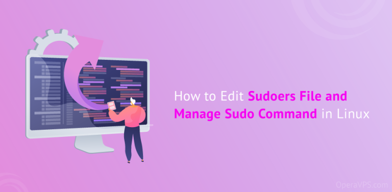 command to edit sudoers file in linux