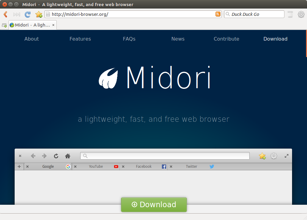 Midori Web Browser
