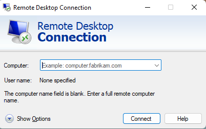 Transfer Files using Remote Desktop connection