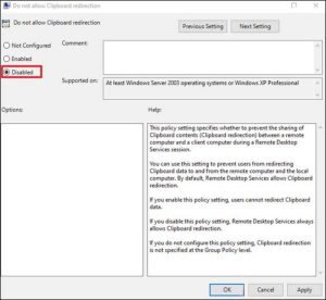 Copy Paste Not Working in Remote Desktop/RDP: How to Fix it?