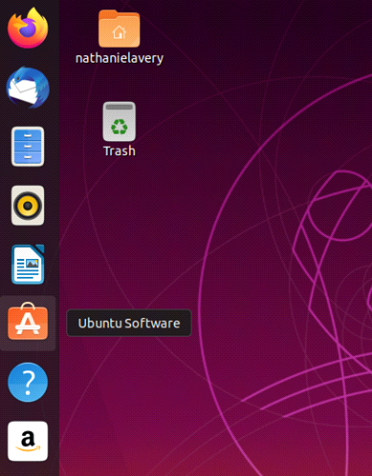 open ubuntu app