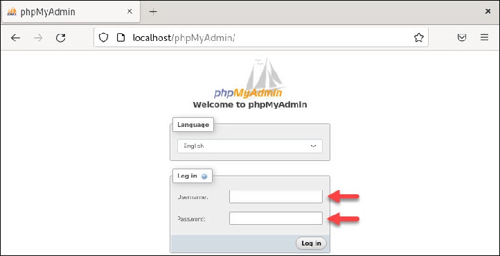 Access phpMyAdmin from Browser