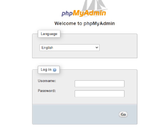 Access phpMyAdmin on a Browser