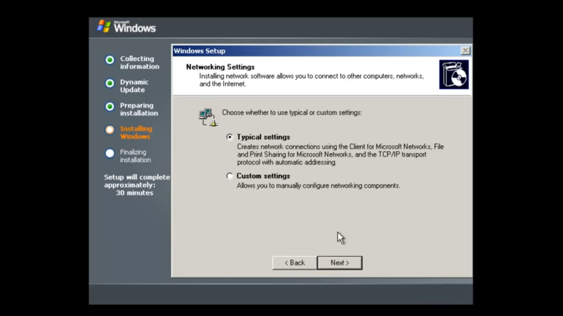 Configure Network Settings on Windows Server