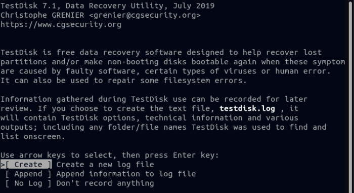 how to recover files in linux