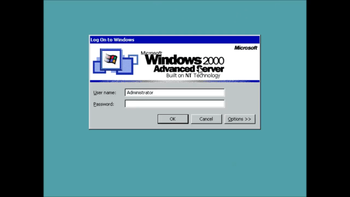 Windows 2000 server installation