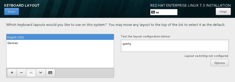 keyboard layout