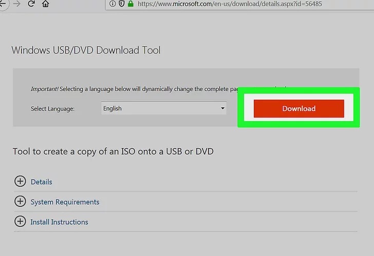 Download Windows 7 USB/DVD Download Tool