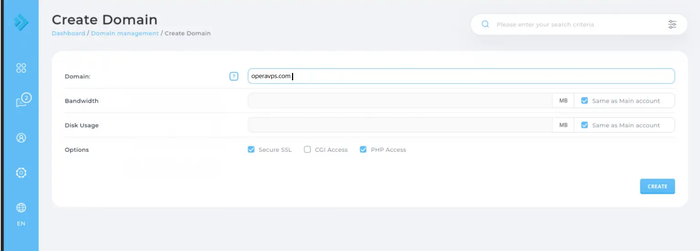 How to Create a Sample Domain Name on DirectAdmin