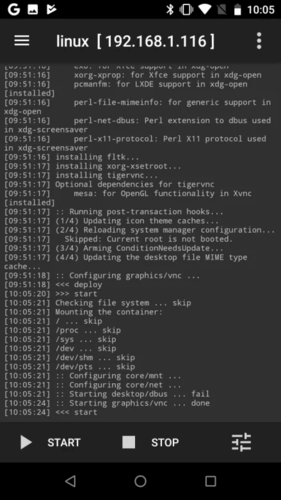 Installing Linux on rooted Android devices