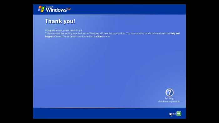 Microsoft Windows XP installation