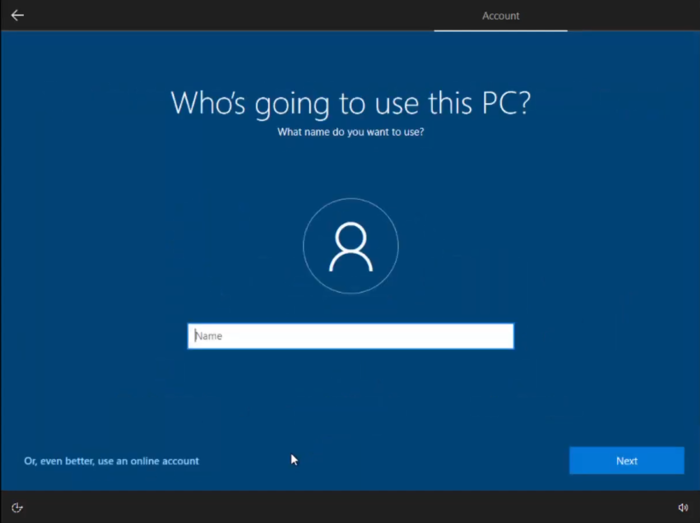 installing windows 10