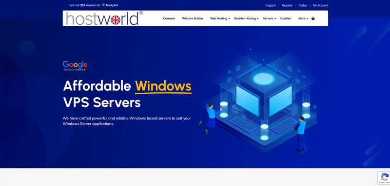 Hostworld as the fourth best Windows VPS provider