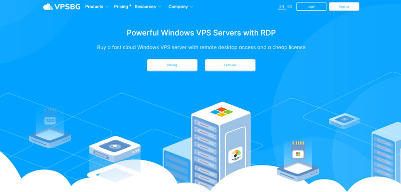 VPSBG as the ninth best Windows VPS provider