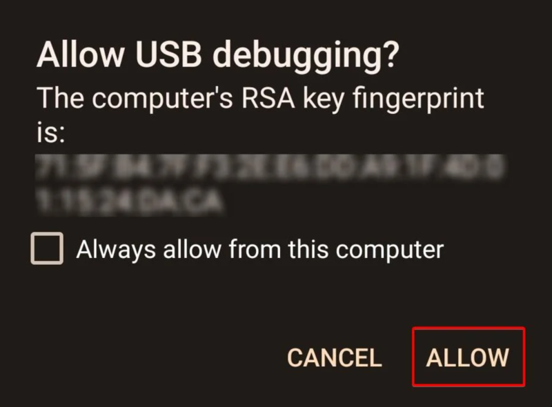 Accepting RSA Key Fingerprint