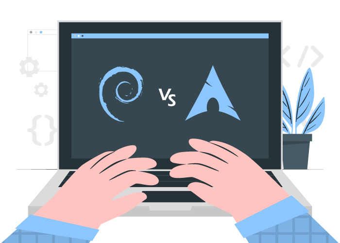 Differences between Debian and Arch Linux