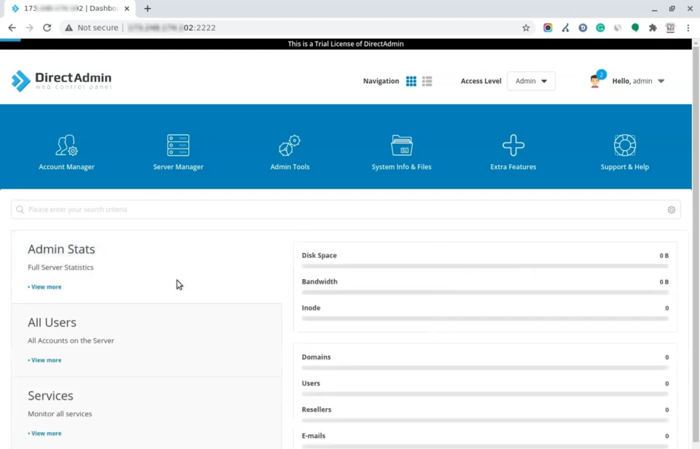 Installing Directadmin on Rocky Linux