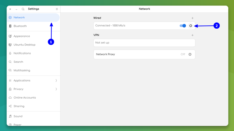 Find IP Address in Ubuntu Using GUI