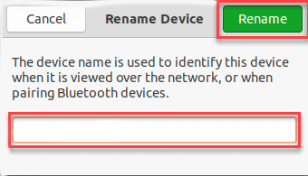 how to change Hostname in Linux through GUI