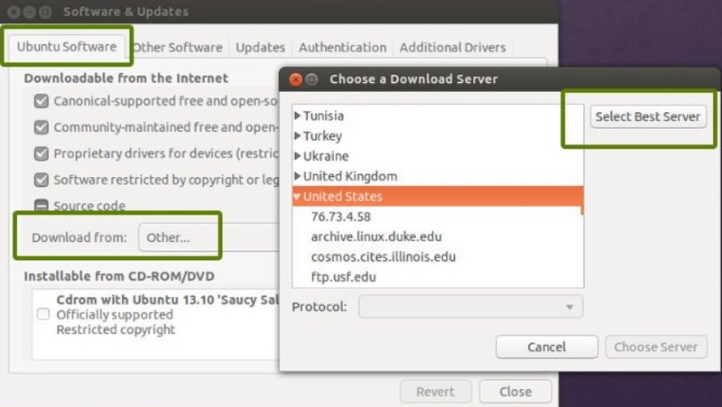 Select the Most Effective Mirror for Software Updates to Make Ubuntu Faster