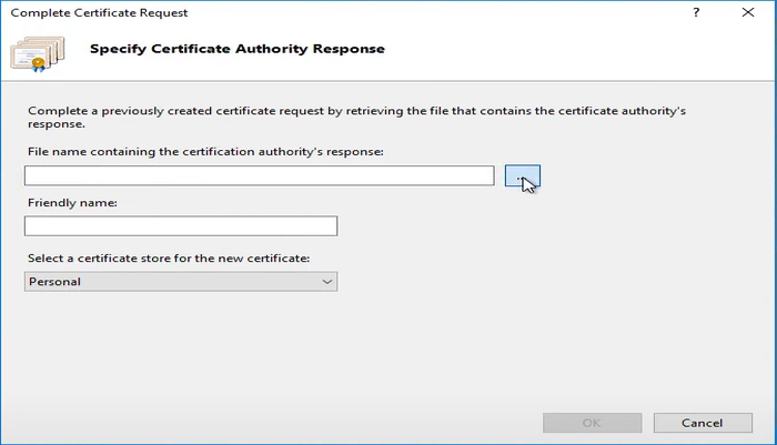 How to install SSL certificate on windows server