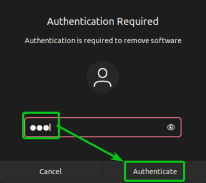 Authentication Required page 