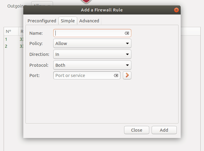 Setup GUI for UFW Firewall in Ubuntu Using GUFW