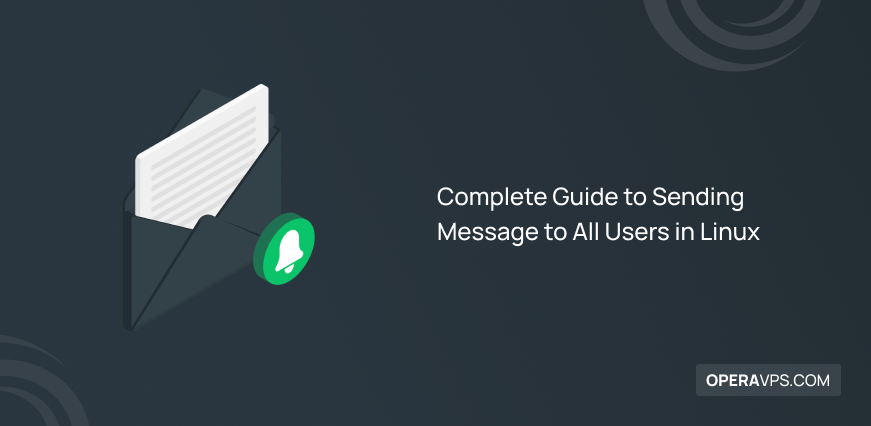 Steps of Sending Message to All Users in Linux