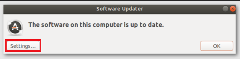 how to use Ubuntu software updater
