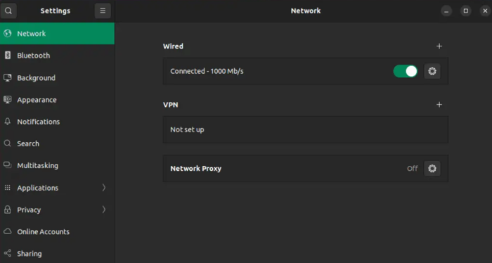 Ubuntu Network Management GUI Tool